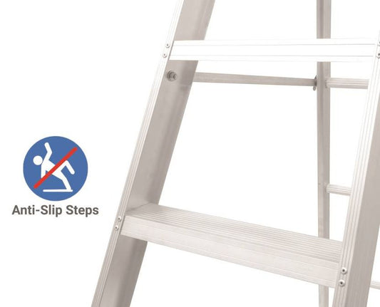 ZAMIL 9 Step Heavy Duty Extendable Ladder DPL9 (2.74m-5.10m)